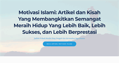 Desktop Screenshot of motivasi-islami.com