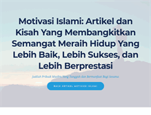Tablet Screenshot of motivasi-islami.com